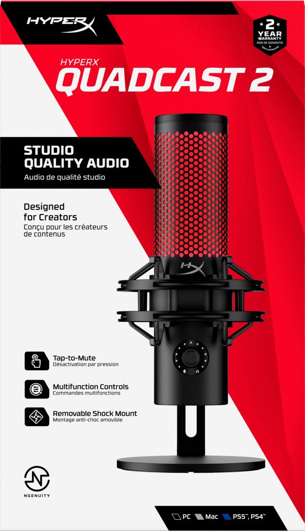 HyperX QuadCast 2 USB Microphone Studio Quality Streaming-20
