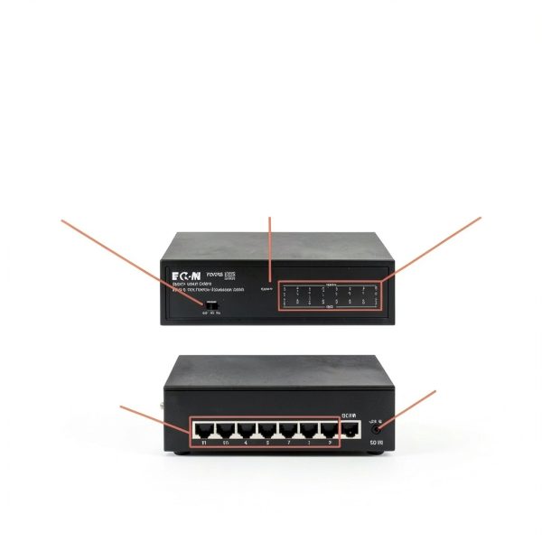 Eaton Tripp Lite 8 Port Gigabit Ethernet Switch PoE+ Metal-2