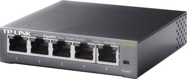 TP Link 5 Port Gigabit Smart Ethernet Switch Metal Gray-2
