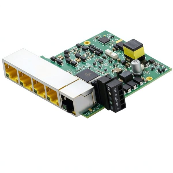 Brainboxes Industrial 5 Port PoE+ Gigabit Ethernet Switch-0