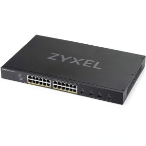 ZYXEL 24 Port GbE PoE Lite L3 Smart Managed Switch-0