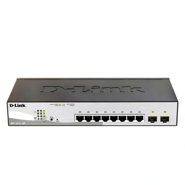 D Link 10 Port Gigabit Smart Managed PoE Switch 65W-0