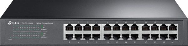 TP-Link 24 Port Gigabit Ethernet Switch High Speed Network-0