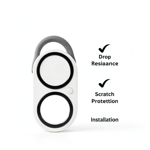 Qixxronics iPhone 16 Plus Camera Lens Protector Tempered-3