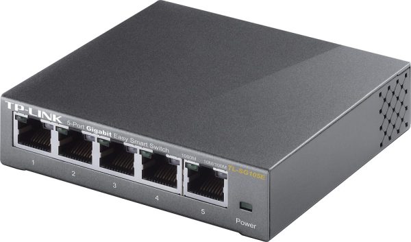 TP Link 5 Port Gigabit Smart Ethernet Switch Metal Gray-3