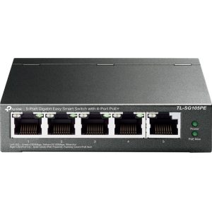 TP-Link 5-Port Gigabit Easy Smart Switch with PoE+-0