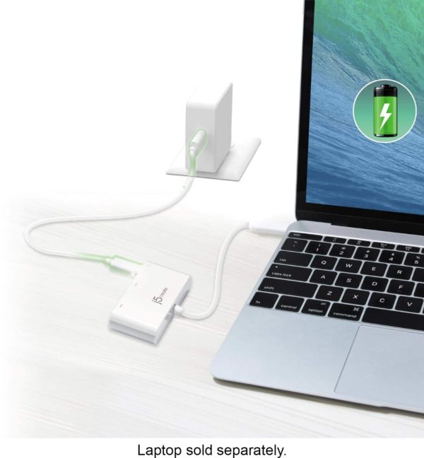 JCA379 USB C to HDMI Adapter with USB 3.0 and Power Delivery-2