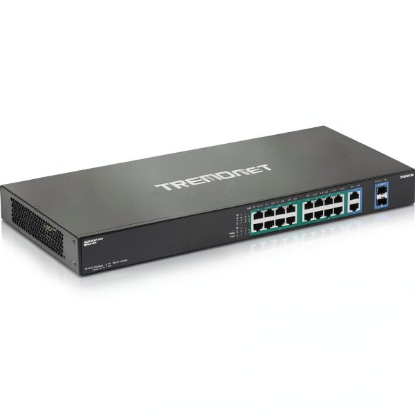 TRENDnet 18 Port Gigabit High Power PoE Switch 440W-0