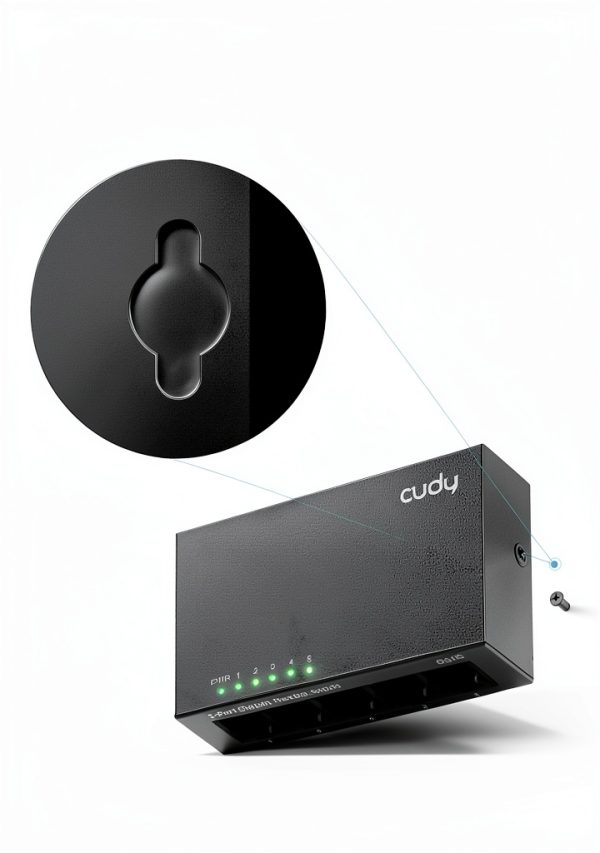 Cudy GS105 5 Port Gigabit Ethernet Switch Metal Fanless-6