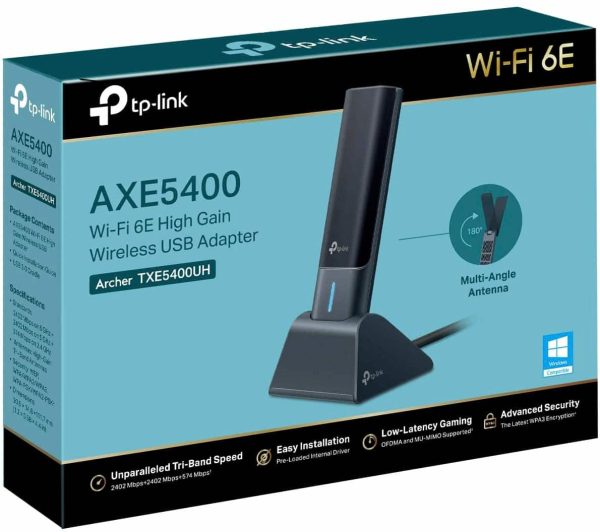 TP-Link Archer TXE5400UH Wi-Fi 6E USB Adapter High Speed-7