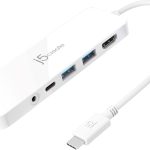 USB-C Hub with Power Delivery HDMI 4K Multi-Port Adapter-0