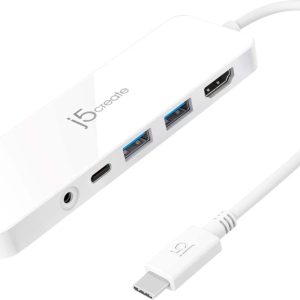 USB-C Hub with Power Delivery HDMI 4K Multi-Port Adapter-0