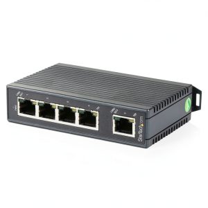 StarTech Industrial Ethernet Switch DIN Rail Mountable 5-0