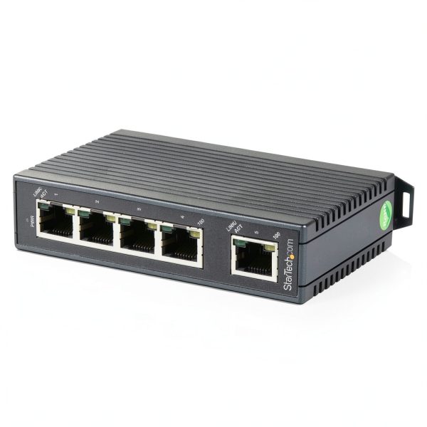 StarTech Industrial Ethernet Switch DIN Rail Mountable 5-0
