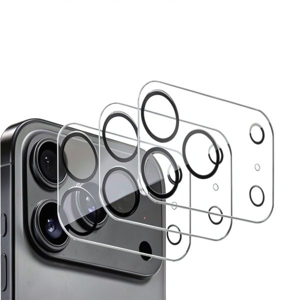 Qixxronics iPhone Camera Lens Protector Clear Tempered Glass-3