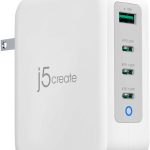 GaN USB C Charger 130W 4 Port Fast Charging Compact-0