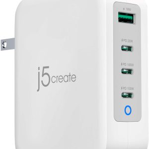 GaN USB C Charger 130W 4 Port Fast Charging Compact-0