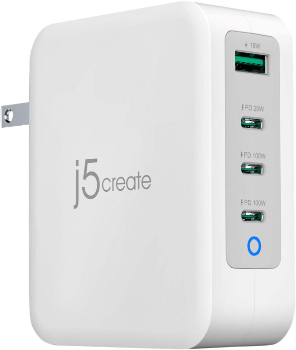 GaN USB C Charger 130W 4 Port Fast Charging Compact-0