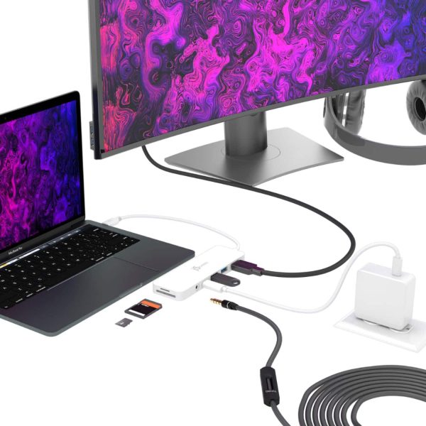 USB-C Hub with Power Delivery HDMI 4K Multi-Port Adapter-1