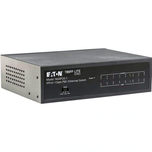 Eaton Tripp Lite 8 Port Gigabit Ethernet Switch PoE+ Metal-4