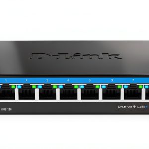 D Link 8 Port 2 5Gb Unmanaged Network Switch Fanless-0