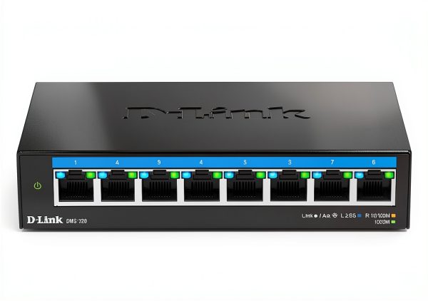 D Link 8 Port 2 5Gb Unmanaged Network Switch Fanless-0