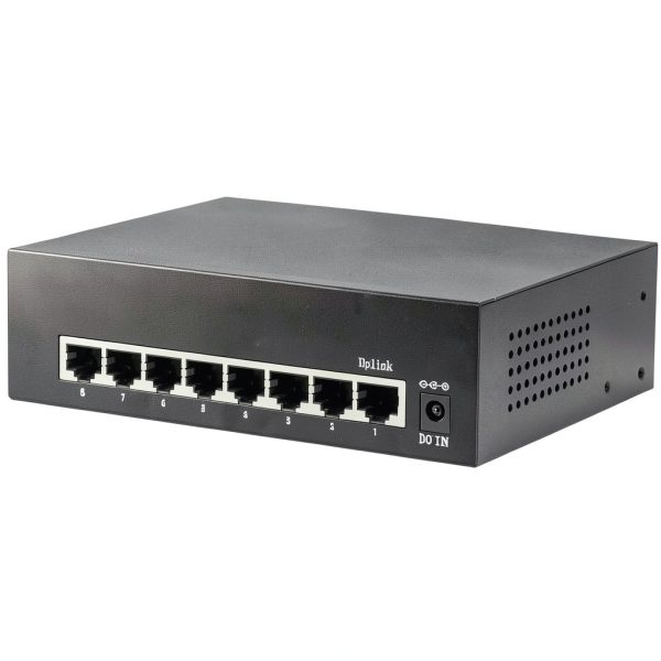 Eaton Tripp Lite 8 Port Gigabit Ethernet Switch PoE+ Metal-6
