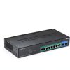Trendnet Gigabit Web Smart PoE Switch 8 Ports SFP-3