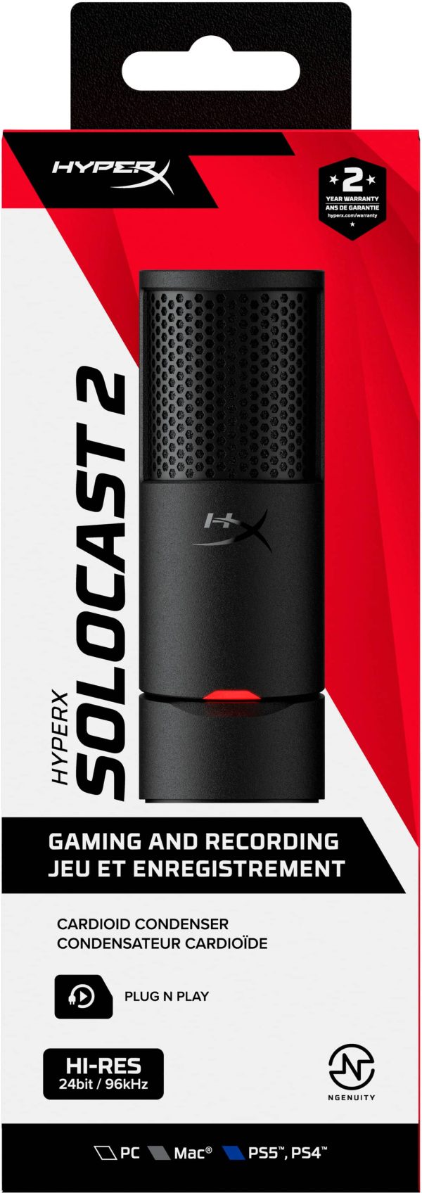 HyperX SoloCast 2 USB Microphone for Gamers and Creators-19